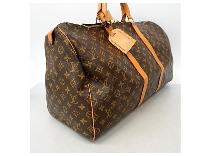 Louis Vuitton Boston Monogram Keepall 55 Marron - vue 2