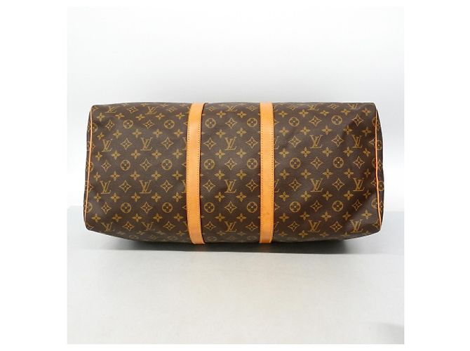 Louis Vuitton Boston Monogram Keepall 55 Marron - vue 3