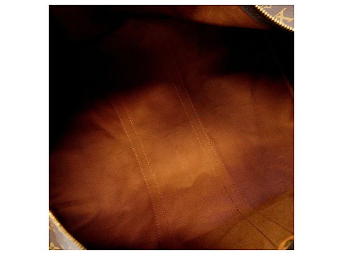 Louis Vuitton Boston Monogram Keepall 55 Marron - vue 4