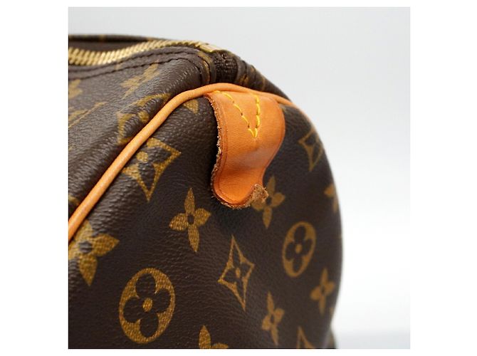Louis Vuitton Boston Monogram Keepall 55 Marron - vue 8