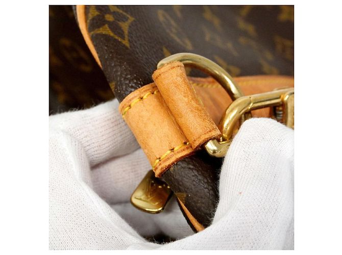 Louis Vuitton Boston Monogram Keepall Bandoulière 55 Marrom - vista 12