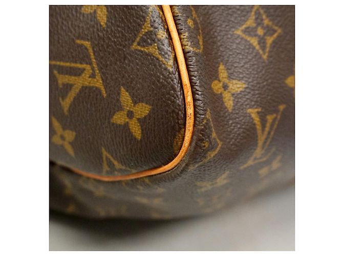 Louis Vuitton Boston Monogram Keepall Bandoulière 55 Marrom - vista 6