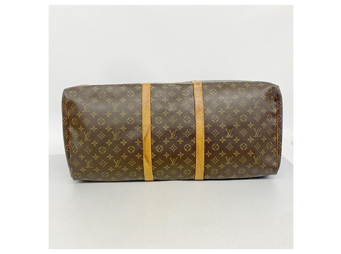 Louis Vuitton Boston Monogram Keepall 60 Castaño - vista 3
