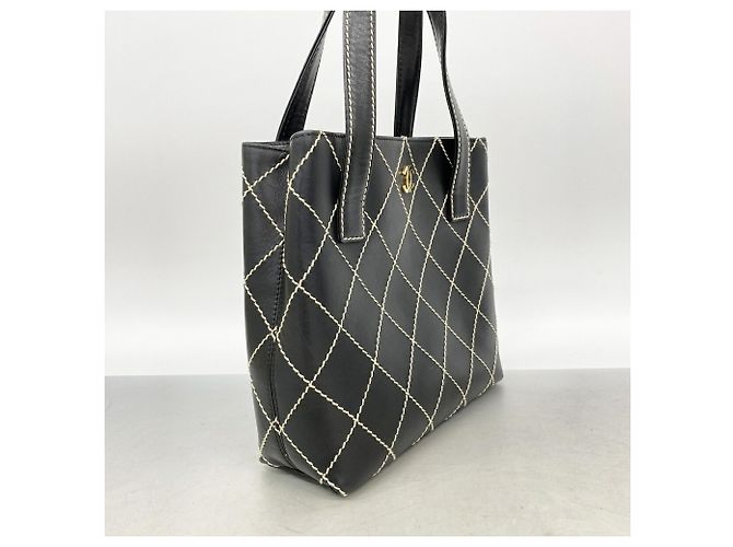 Bolso Tote Chanel de piel negra Negro - vista 2