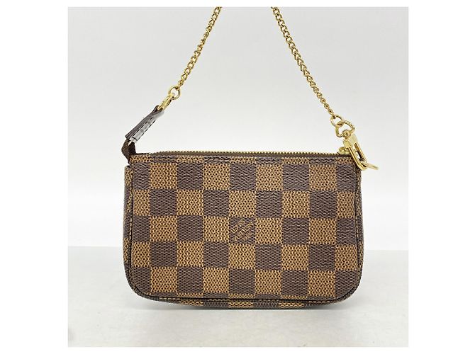 Louis Vuitton Damier Mini Pochette Accessoires Damier ebene - vista 10