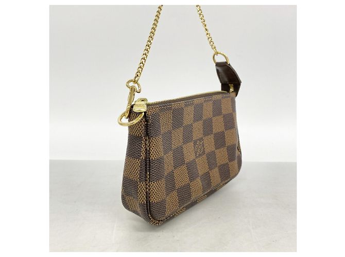 Louis Vuitton Damier Mini Pochette Accessoires Damier ebene - vista 2
