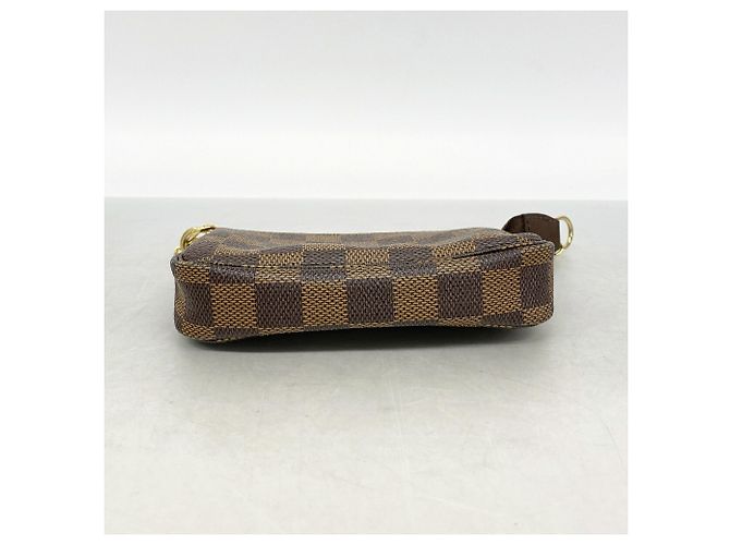Louis Vuitton Damier Mini Pochette Accessoires Damier ebene - vista 3