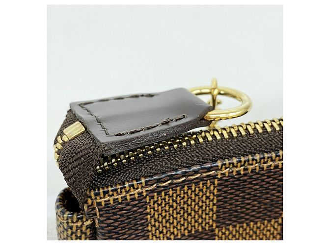 Louis Vuitton Damier Mini Pochette Accessoires Damier ebene - vista 7