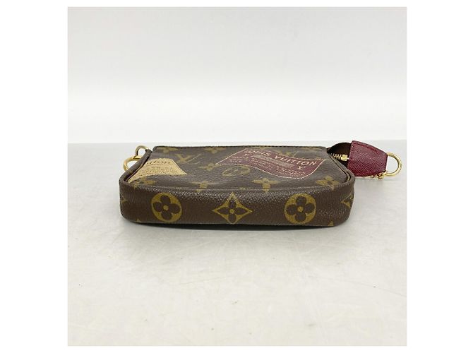 Louis Vuitton Brown Mini Pochette Accessoires Marrone - vista 3