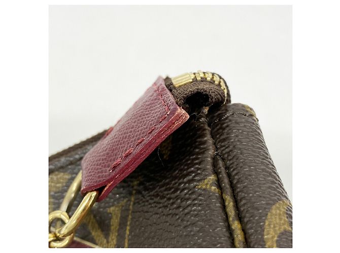 Louis Vuitton Brown Mini Pochette Accessoires Marrone - vista 6