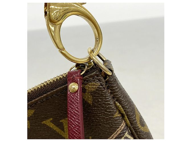 Louis Vuitton Brown Mini Pochette Accessoires Marrone - vista 8