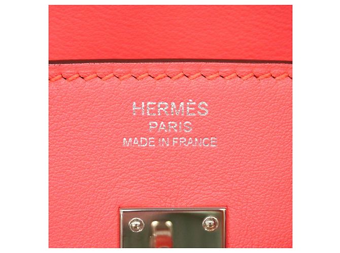 Hermès Sac à main Hermes Birkin 25 Rose - vue 5