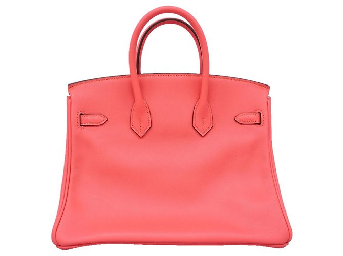 Hermès Sac à main Hermes Birkin 25 Rose - vue 9