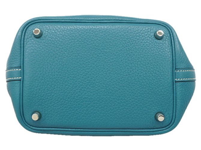 Hermès Hermes Picotin Lock PM Handbag Blue - view 3