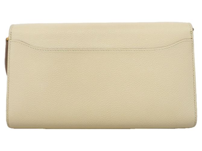 Hermès Hermes Constance To Go Evercolor Geldbörse Beige - Ansicht 10