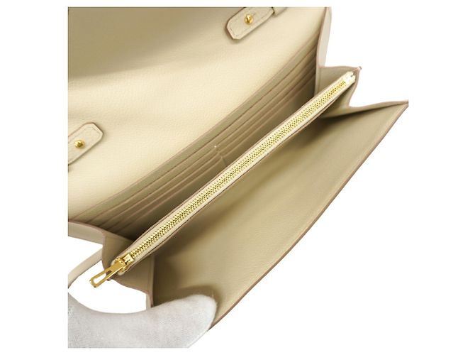 Hermès Hermes Constance To Go Evercolor Geldbörse Beige - Ansicht 4