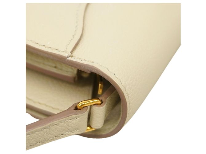 Hermès Hermes Constance To Go Evercolor Geldbörse Beige - Ansicht 7