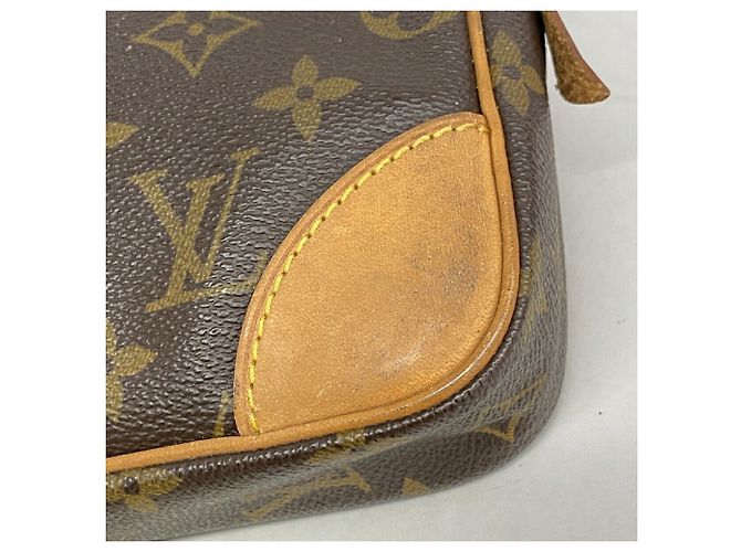 Borsa a pochette Louis Vuitton Monogram Marly Dragonne GM Marrone - vista 6