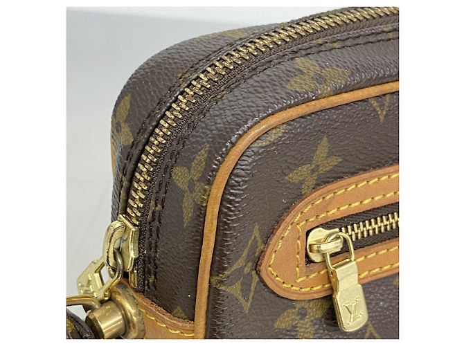 Borsa a pochette Louis Vuitton Monogram Marly Dragonne GM Marrone - vista 7