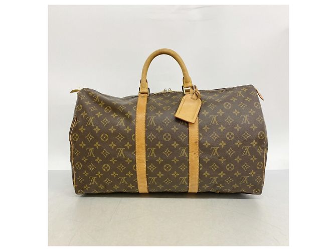 Louis Vuitton Boston Monogram Keepall 50 Tasche Braun - Ansicht 12