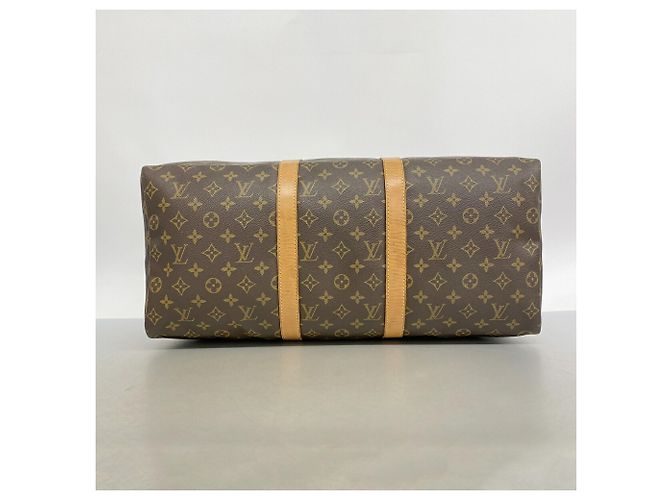 Louis Vuitton Boston Monogram Keepall 50 Tasche Braun - Ansicht 3