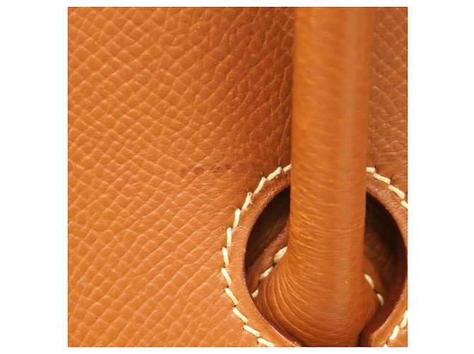 Hermès Bolso de mano Hermes Birkin 35 Dorado - vista 10