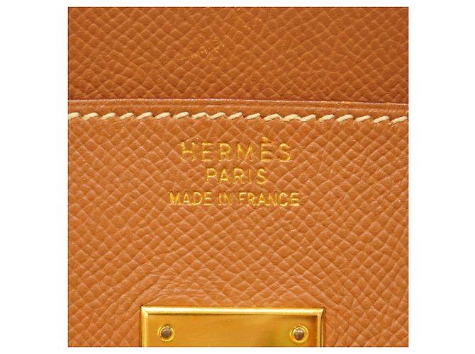 Hermès Bolso de mano Hermes Birkin 35 Dorado - vista 5