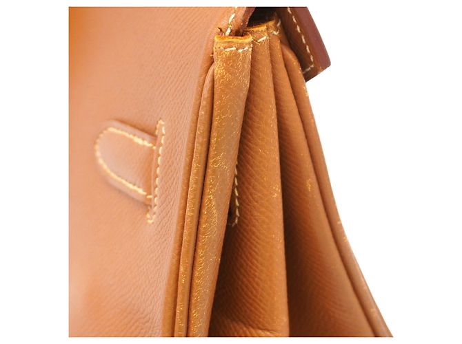 Hermès Bolso de mano Hermes Birkin 35 Dorado - vista 8