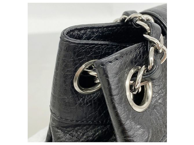 Borsa a tracolla Chanel 2.55 Nero - vista 8