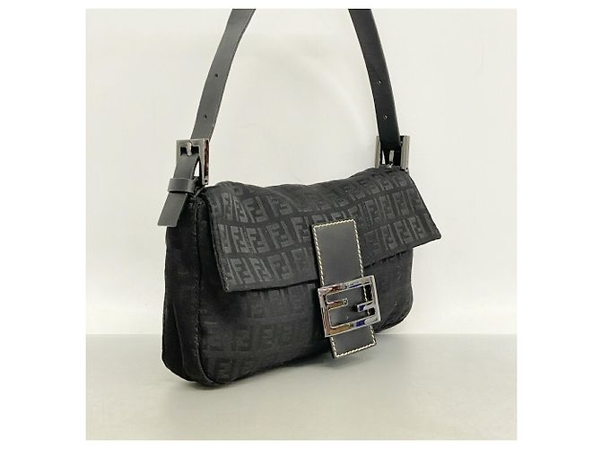 Borsa a secchiello Fendi Zucchino Mamma Nero - vista 2