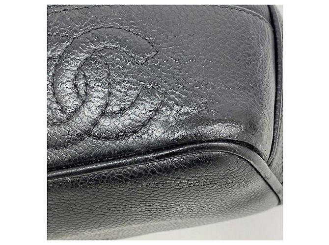 Borsa a tracolla Chanel Triple Coco Chain Nero - vista 7