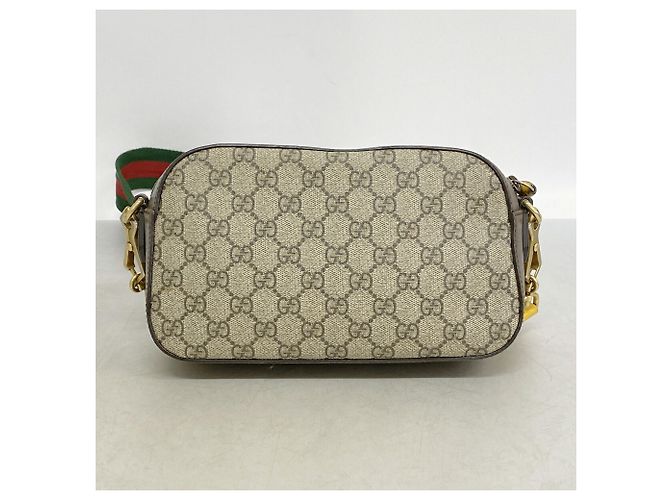 Borsa a tracolla Gucci GG Supreme Neo Marrone - vista 10