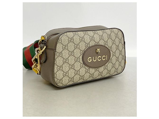 Borsa a tracolla Gucci GG Supreme Neo Marrone - vista 2