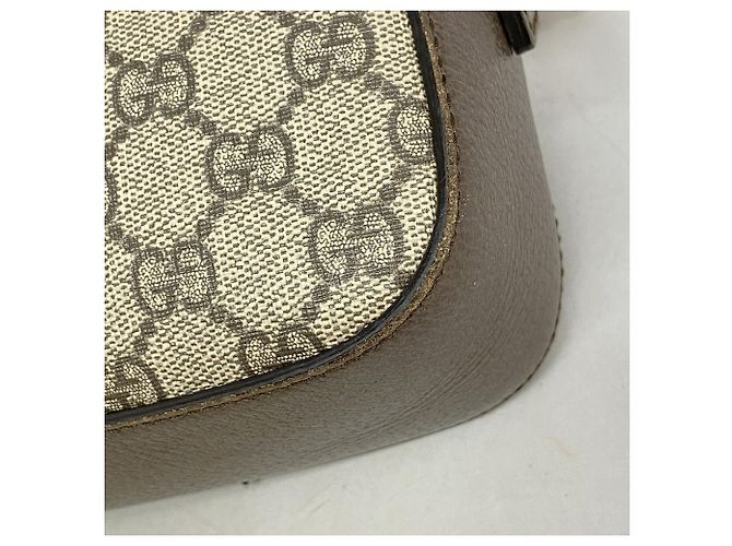 Borsa a tracolla Gucci GG Supreme Neo Marrone - vista 6