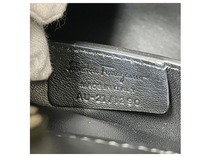 Borsa in pelle Salvatore Ferragamo Vara Nero - vista 5