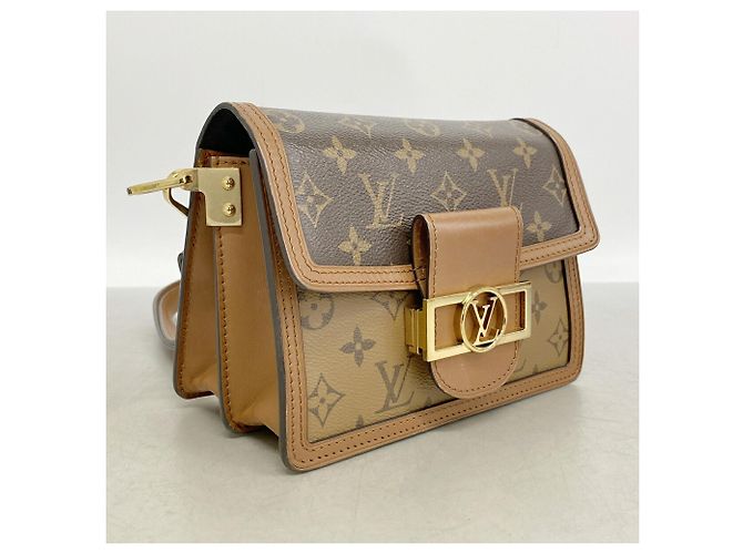Louis Vuitton Monogram Reverse Dauphine MINI Shoulder Bag Brown - view 2
