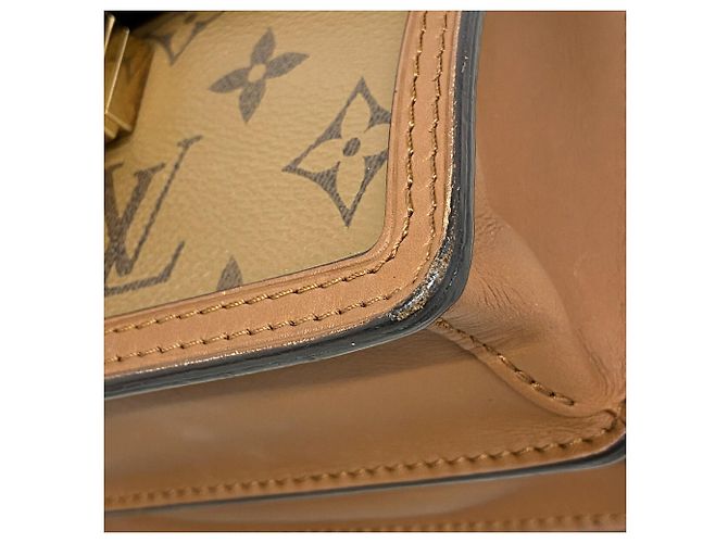 Louis Vuitton Monogram Reverse Dauphine MINI Shoulder Bag Brown - view 6