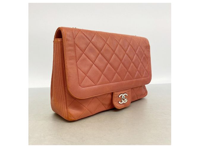 Chanel Matelassé Schultertasche rot - Ansicht 2