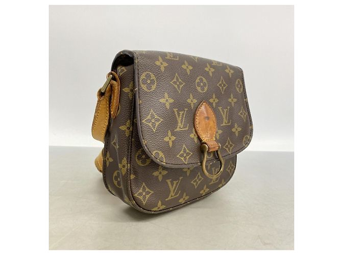 Sac à épaule Louis Vuitton Monogram Mini Saint Cloud Marron - vue 2
