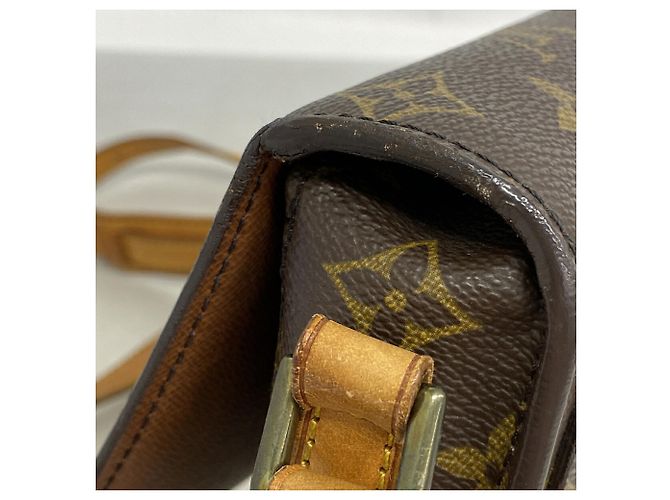 Sac à épaule Louis Vuitton Monogram Mini Saint Cloud Marron - vue 8