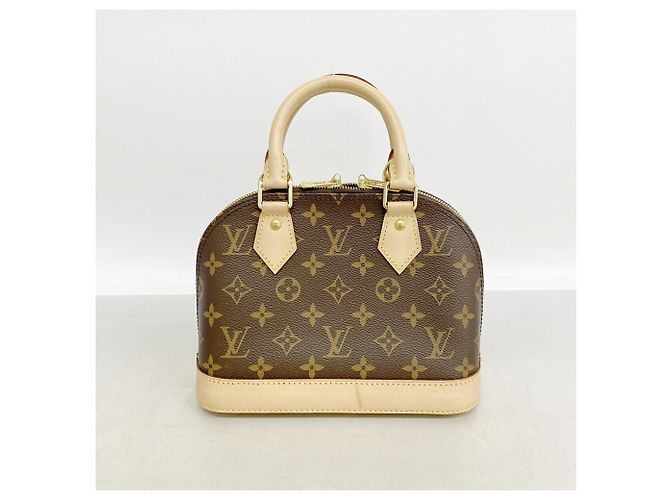 Bolso de mano Louis Vuitton Alma BB Monogram Castaño - vista 11