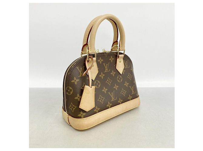 Bolso de mano Louis Vuitton Alma BB Monogram Castaño - vista 2