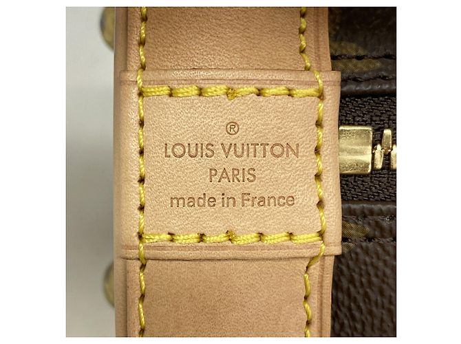 Bolso de mano Louis Vuitton Alma BB Monogram Castaño - vista 5