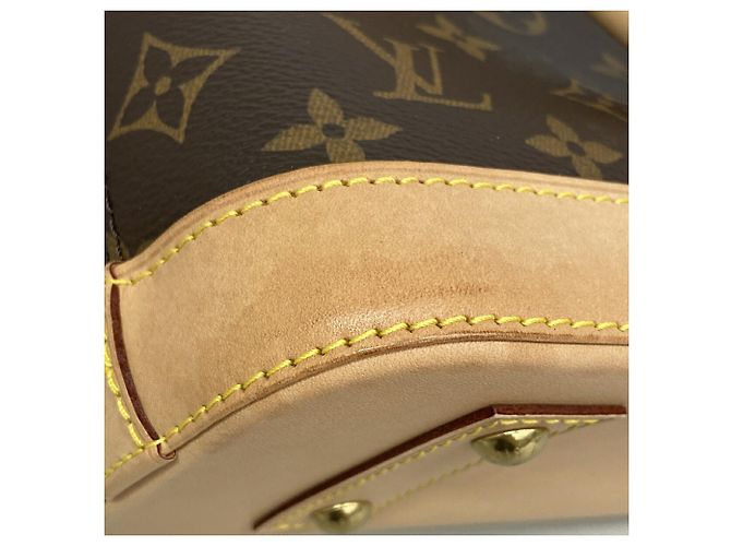 Bolso de mano Louis Vuitton Alma BB Monogram Castaño - vista 6