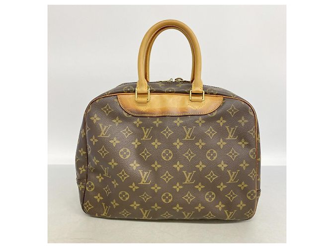 Sac à main Louis Vuitton Monogram Deauville Marron - vue 10