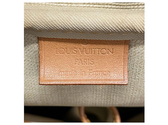 Sac à main Louis Vuitton Monogram Deauville Marron - vue 5