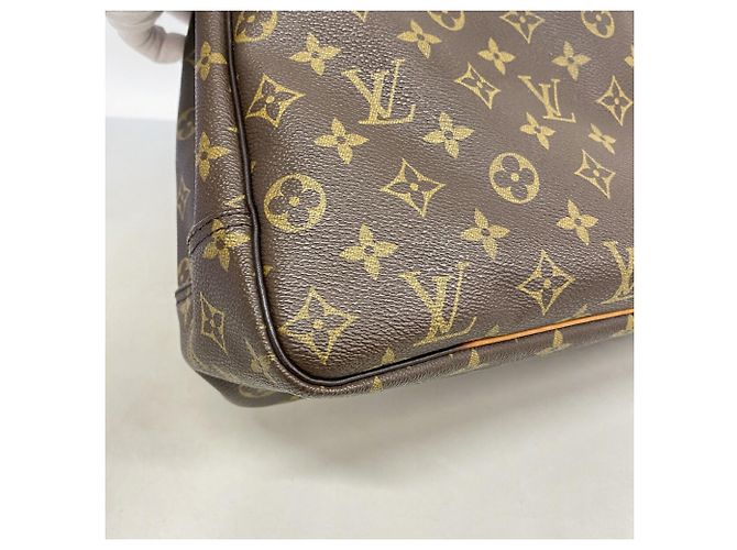 Sac à main Louis Vuitton Monogram Deauville Marron - vue 6
