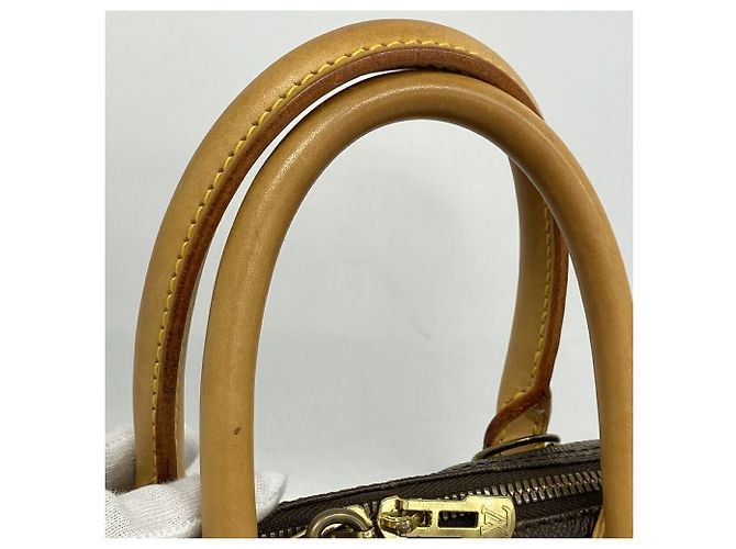 Sac à main Louis Vuitton Monogram Deauville Marron - vue 7