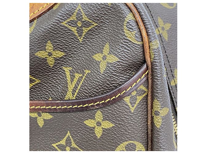 Sac à main Louis Vuitton Monogram Deauville Marron - vue 9