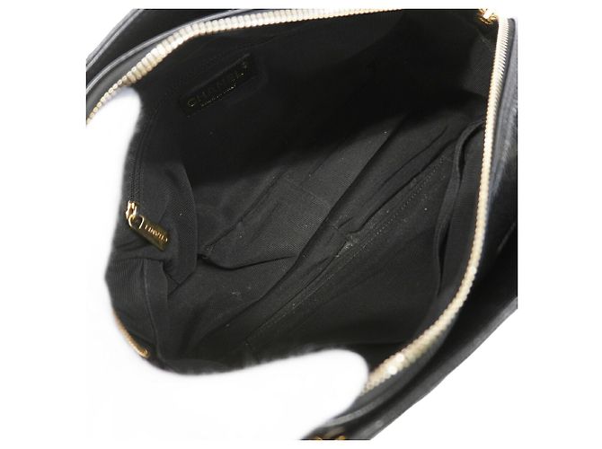 Saco Tote Chanel em couro de bezerro granulado preto - vista 4